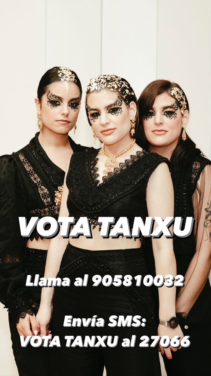 VOTA TANXU

Llama al 905810032

Envía SMS: VOTA TANXU al 27066

#BenidormFest