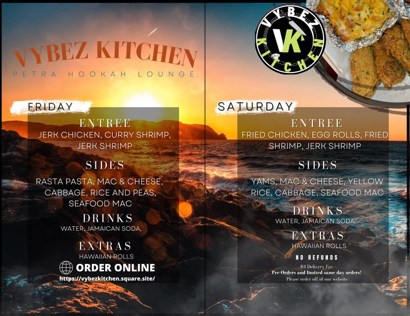 Ky_Stay_Fly's tweet photo. We we’re closed yesterday but today…we lit. Soul Food Saturday, what y’all thing going to sell out first? Pull up and Feel the Vybezzzzz tonight‼️Just pull up to get your plates no online ordering for the weekend! #sogso #gso #triad #madeingso #nceats #gsoeats #ncat #dgso #uncg https://t.co/6XVylix5jd