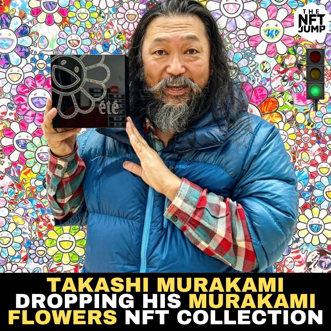 TheNFTJump's tweet photo. (Green light rating) 🟢
Project : Murakami Flowers @takashipom 
Twitter (personal): 241k
Supply: TBC
Few Keys:

🔑 Hype : 7/10
🔑 Potential: 8.5/10
🔑 Art : Pixelated

Mint price: TBC
Mint date: Feb, TBC
See this Instagram post by @thenftjump https://t.co/2P1MSp2qGk https://t.co/bjzPB5B34h