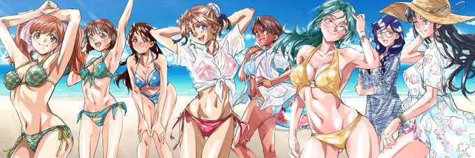 百合奈も追加した。
あんまりうまくまとまってないけど…😓

以前ワンドロで描いたクリスとエツ子さんもちゃんと描いて入れます。 https://t.co/zSptqVYhZu 