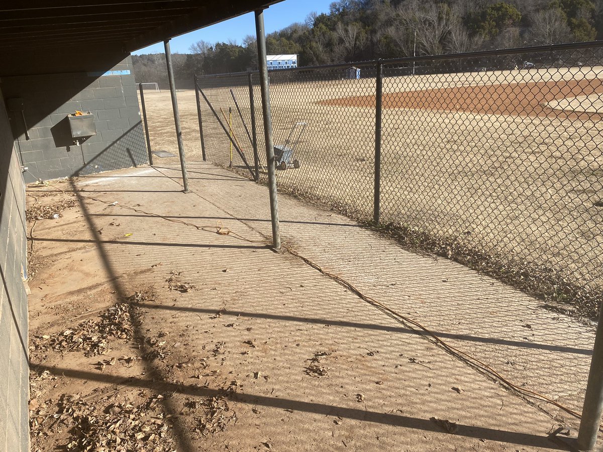 nichbaseball's tweet photo. Had a great work day with the boys and parents today getting the field ready for 2022. @athletics_nich @CoachSStarkey @PSTxHSBaseball @goteamtcal https://t.co/hJZfMRZjsP