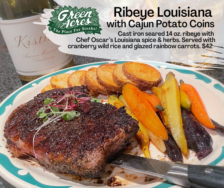 GreenAcresSP's tweet photo. Warm up with a little Cajun spice at @GreenAcresSP #saukprairie #supperclub #theplacetobe https://t.co/xrFVccTErq
