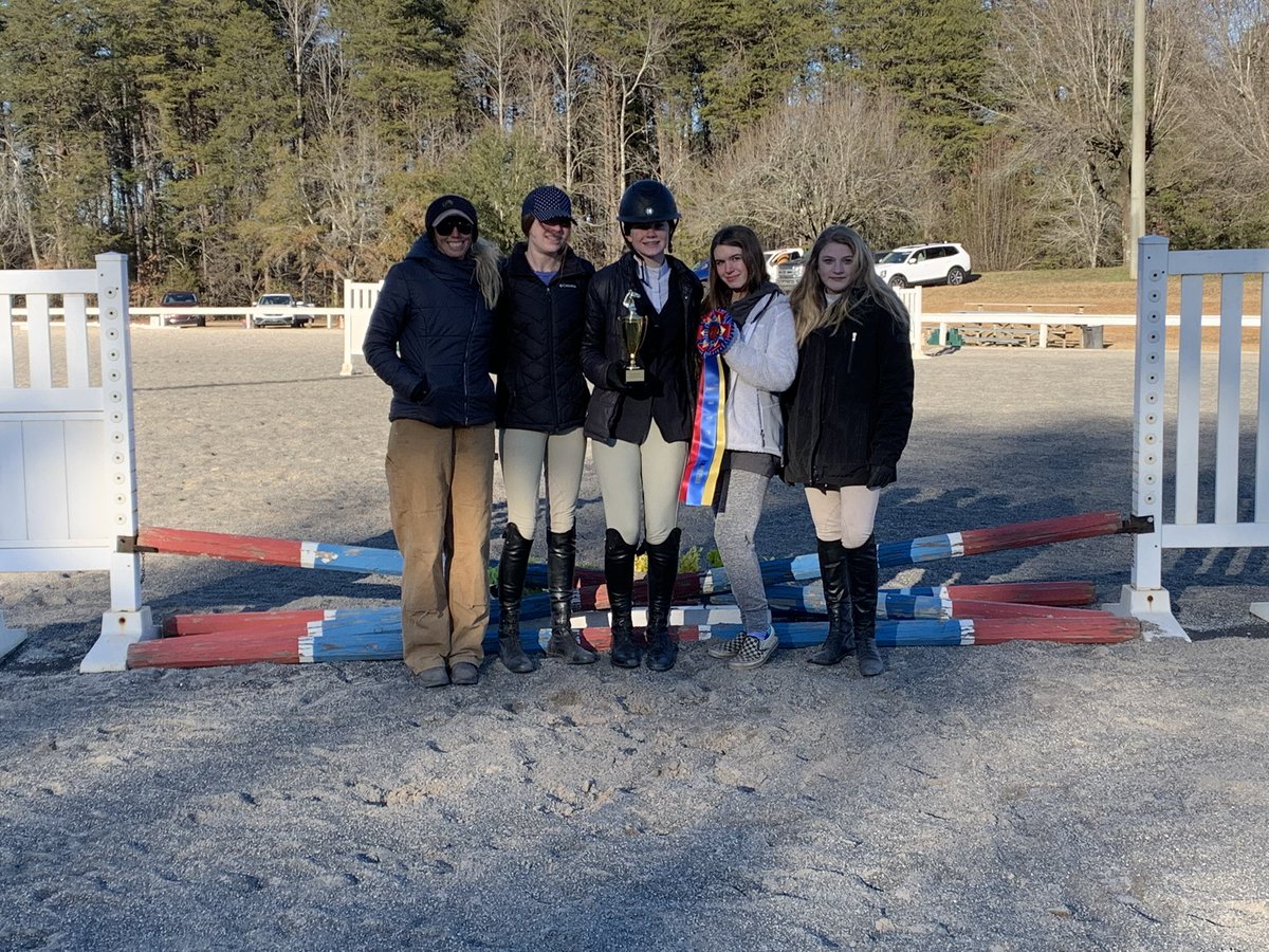 WH_Barons's tweet photo. Wilson Hall equestrian team wins Greenville Show!

Top Finishers

-Cutler 3rd place V Open over fences; 3rd place V open on flat
-Jackson 3rd place V Intermediate over fences 
-Leard 1st place JV Novice on flat; 2nd place JV novice over fences
-Goode 4th place JV beginner on flat https://t.co/i15TKocAMn