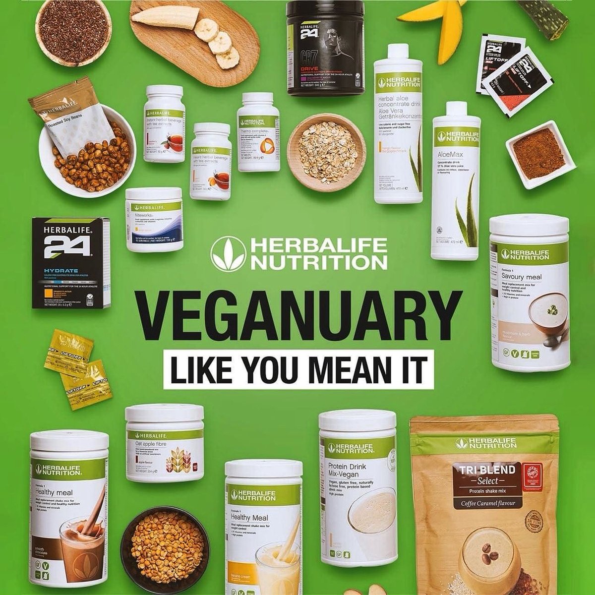 AngiesFit4Life's tweet photo. Explore our ever expanding Vegan Division. 🌱 msg for details #veganuary #veganbeginner #veganrecipes #herbalife #herbalifejourney #herbalifeshake #herbalifetea https://t.co/ZQm9dNNBKo