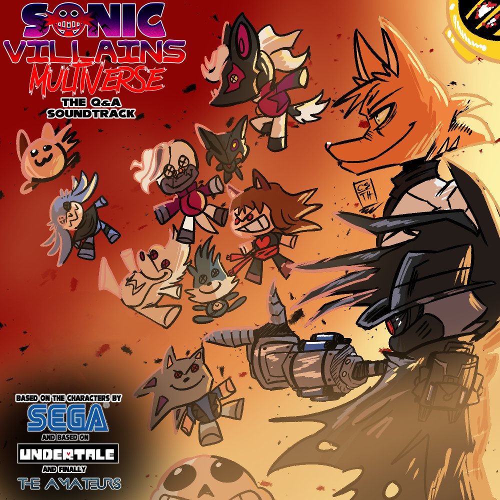 SonicVillains's tweet photo. As the Sonic Villains fanmade initiative #SonicVillainsMultiverse makes its return, @cheesywheesy121 &amp; team felt it time I dropped one of their first official tracks from THEIR Original-Character based Q&amp;A event! 

Check "Apex Predators" by @LandyRS here: https://t.co/ftTfLUS8kg https://t.co/3hBBoATpLL