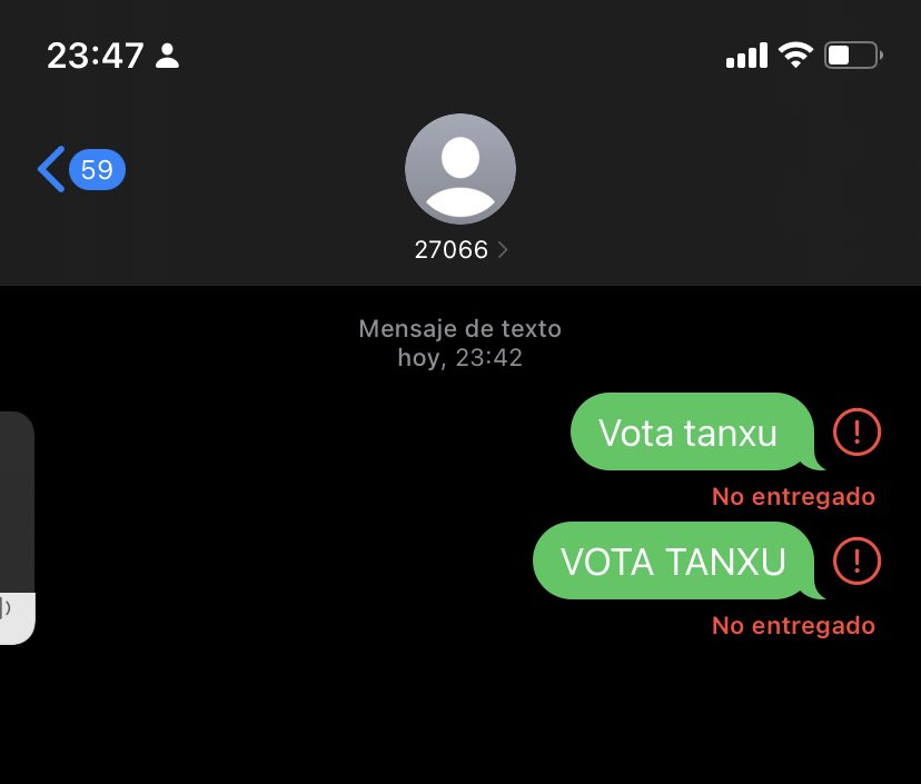 #benidormfest ⁦<a href="/tanxugueiras/">T A N X U G U E I R A S</a>⁩ mi voto sé perdió por el camino