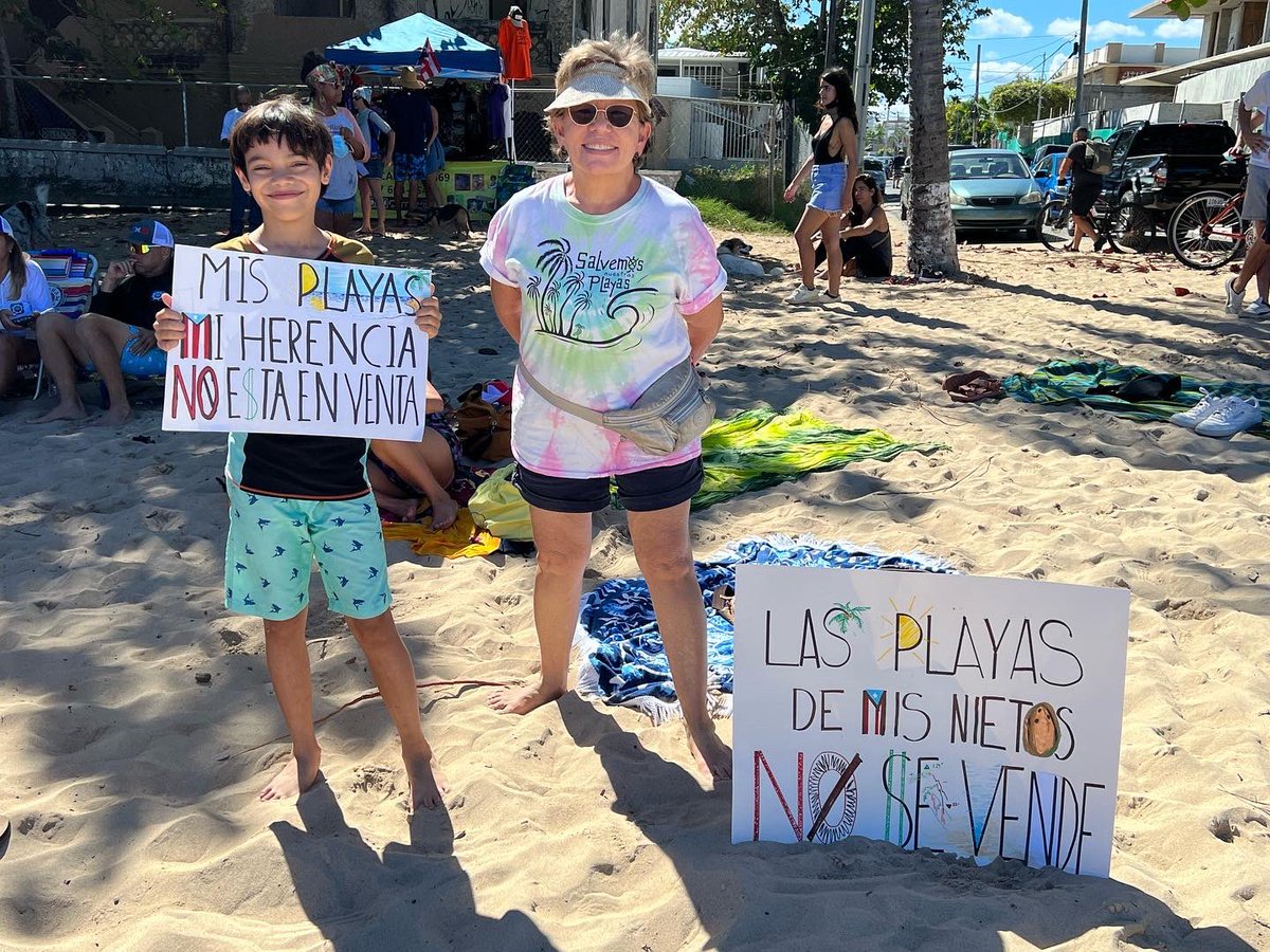 MyrnaConty's tweet photo. Solidaridad hoy con lucha OceanPark. Mañana continúa. Defendamos nuestras #playas .@pedropierluisi #LasPlayasSonDelPueblo #LasPlayasNoSeVenden @amigxsdelmar_pr @RosaSeguiMVC @yovelezarcelay @riverasaniel @ValeriaCollazoC @MaritzaWAPA @paralanaturalez @casapuebloorg @manuelnatal https://t.co/ONcy7l4lev