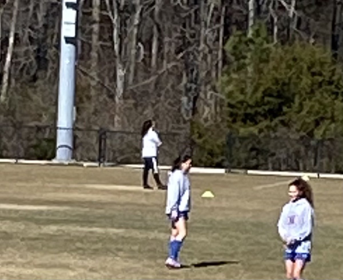 ddldee's tweet photo. @ChampYoung1 Caitie had her first two games today as Coach Carr. She has the same stance as you did during games. They tied 1-1 and won 4-0. Thanks for being such a great example!! https://t.co/KOg3NQhQy8