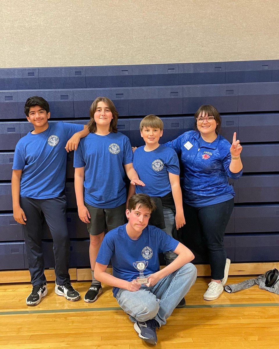 MegWilliams_Edu's tweet photo. They did it! Our @firstlegoleague teams that competed today both took home trophies! Crazy Cargo won #1 Core Values and is advancing to Regionals March 5. Elibot won the Motivate award! So proud of their teamwork. #parishmsmagic #parishstem @parishepiscopal https://t.co/XABJZ8Lmhx