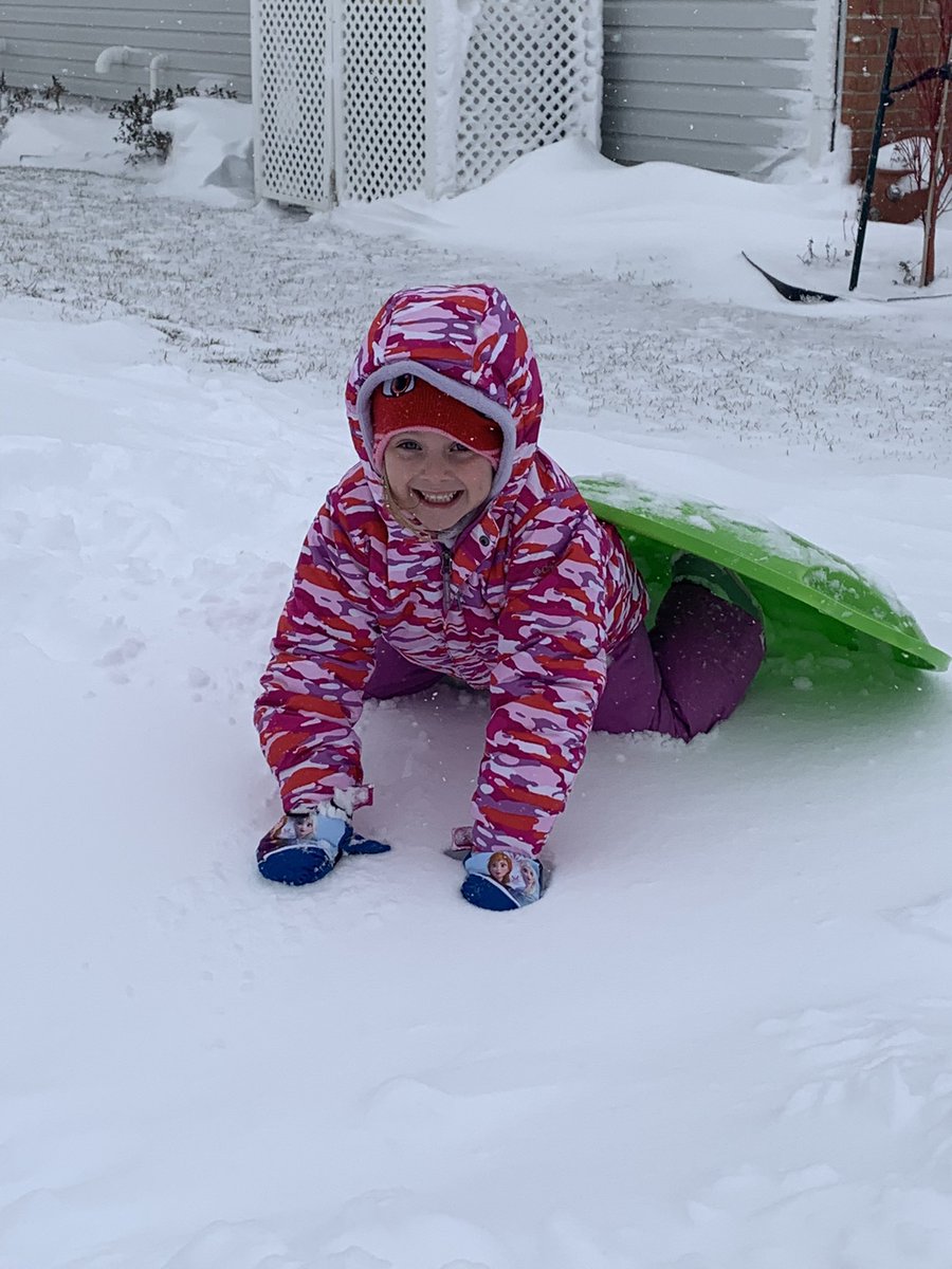 HealthOnACart's tweet photo. Snow day fun! #Delaware #SlowerLower #AmazonWishList https://t.co/fzyWWGtvy7