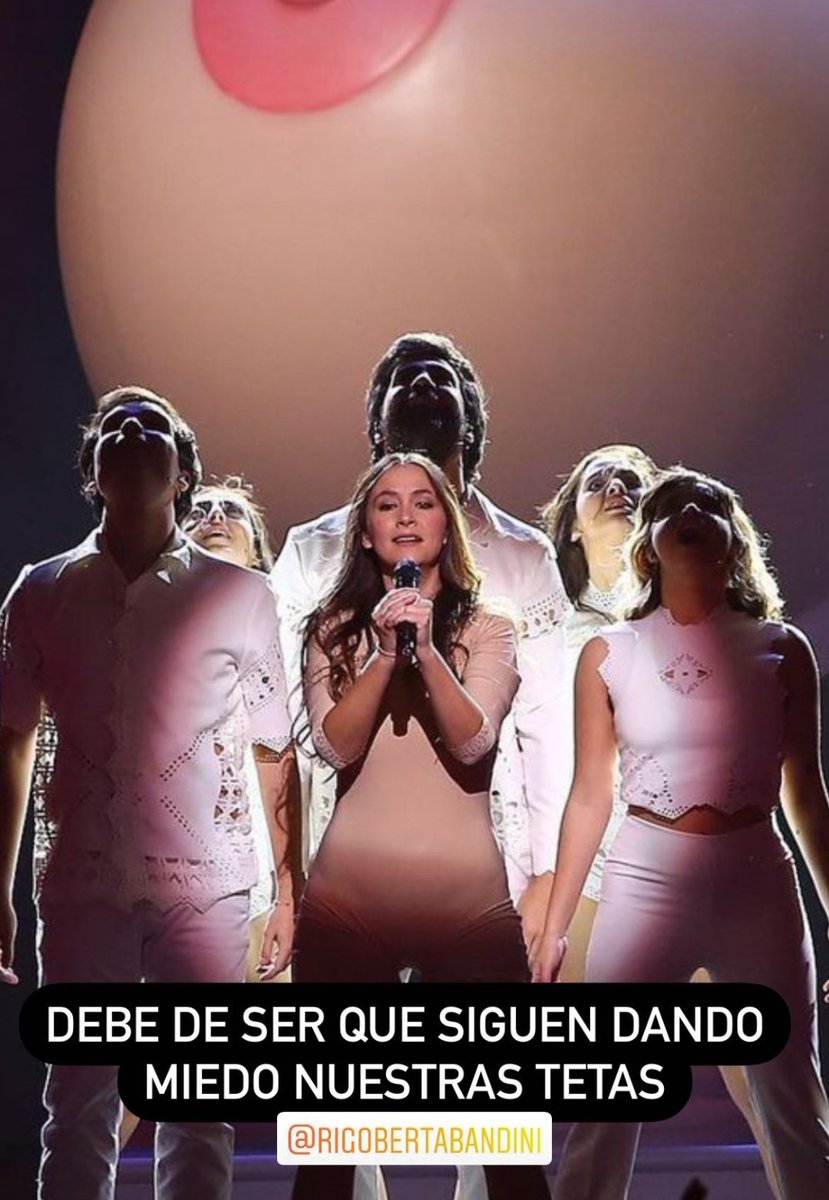 Debe ser que siguen dando miedo nuestras tetas.
Decepción y oportunidad perdida.
#AyMamá <a href="/rigobandini/">Rigoberta Bandini</a>
.
. 
#tongazo a nuestros pechos.
#BenidormFest2022