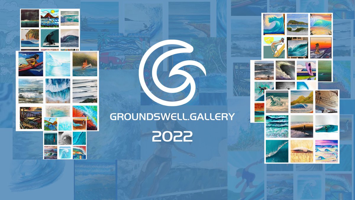 groundswell_o's tweet photo. The @surfartworld (Groundswell Gallery) is going to be doing some exciting advancements in 2022. Stay tuned in the meantime go to https://t.co/FkZRDgbRcV #surfartworld #surfart #groundswellorigins #waveart #groundswellgallery https://t.co/vQnW48TZ6i