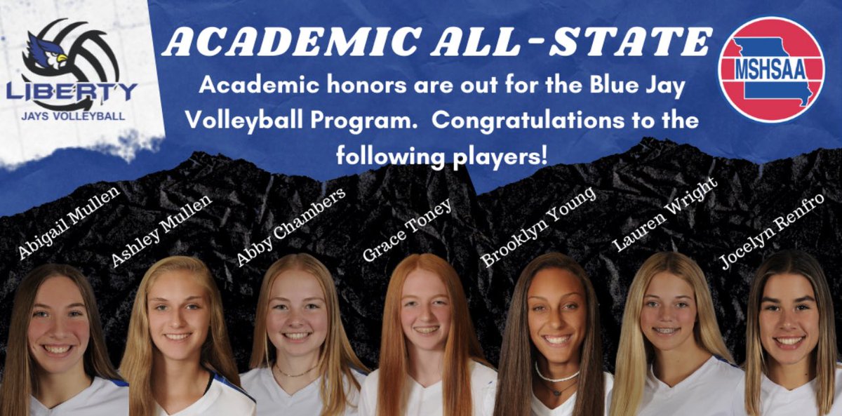 Dominating in the classroom and on the volleyball court! Congratulations to the following young ladies on Academic All-State! Well done girls, proud of you! 🙌🏻📖🏐💪🏻