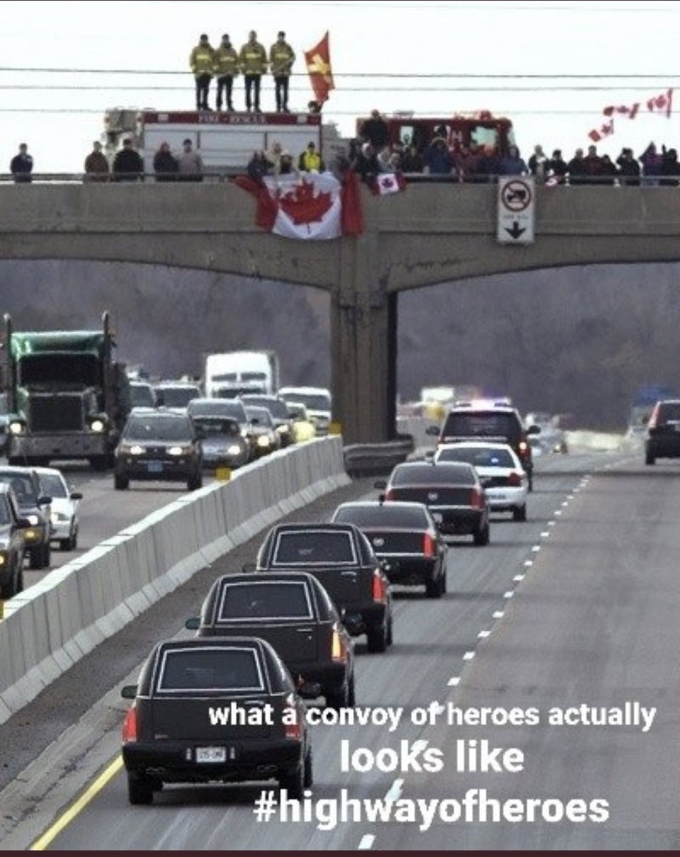 What a convoy of heroes actually looks like.