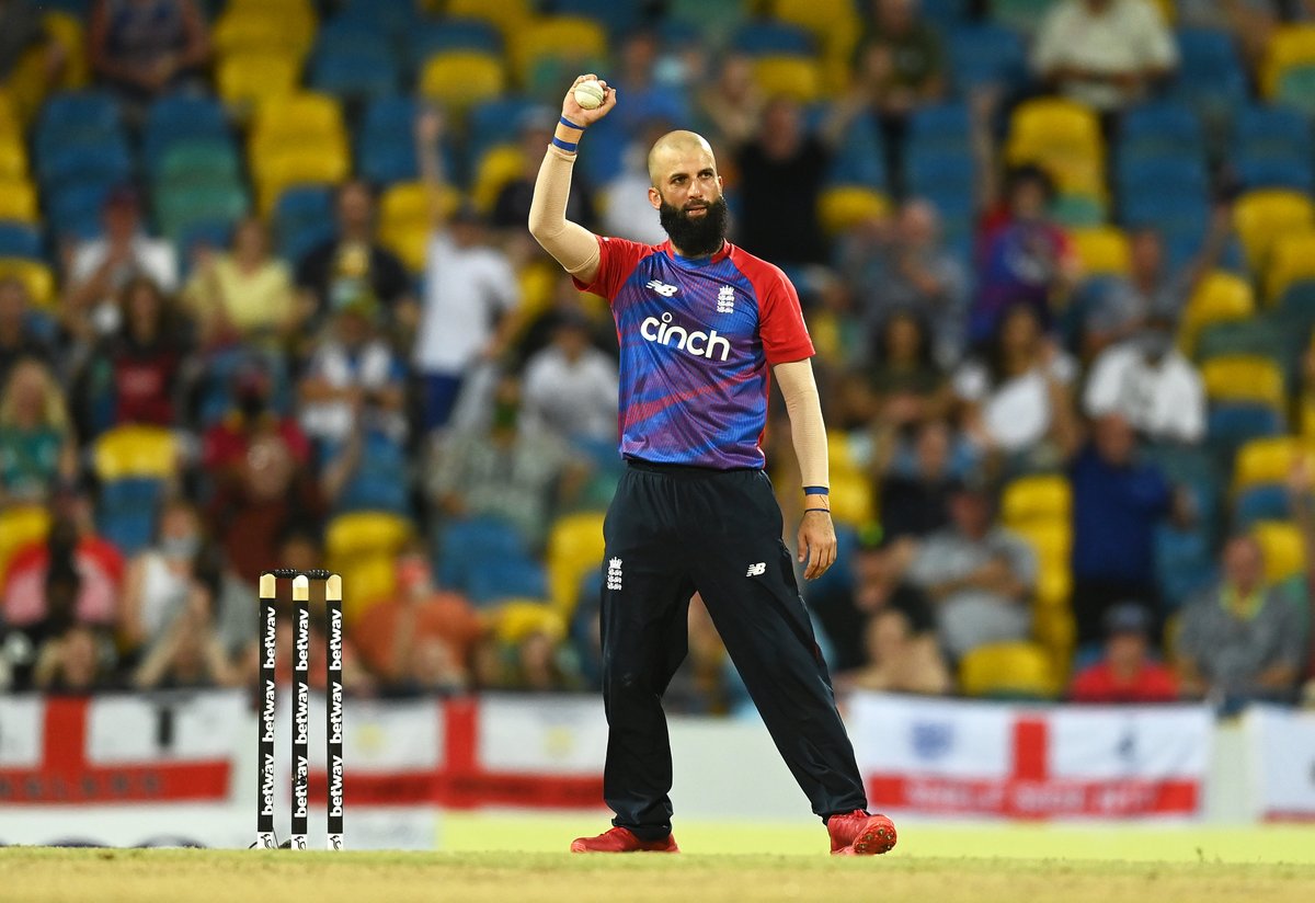WisdenCricket's tweet photo. 63 off 28 with the bat, 2-28 with the ball.

Moeen Ali has put in a superb, Player of the Match performance.

#WIvENG https://t.co/C4pPcXzZ0n