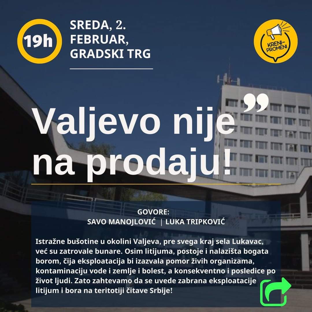 Alex74Djukic's tweet photo. Na području oko Valjeva kanadska firma Euro Lithium je do sada izbušila oko 50 istražnih bušotina. Mnoge od njih su procurele i zagadile zemljište i podzemne vode. To mora da se zaustavi. #valjevo @KPromeni https://t.co/fUvlljAfuX