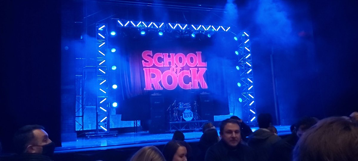 Technical_Scott's tweet photo. Great to be back in a theatre especially to see the talented cast and Crew of School of Rock, here's hoping to get back to teching soon. #backstagetheatre #SchoolOfRock #technical #talent @SchoolOfRockUK #techie https://t.co/qJhIlqPsjS