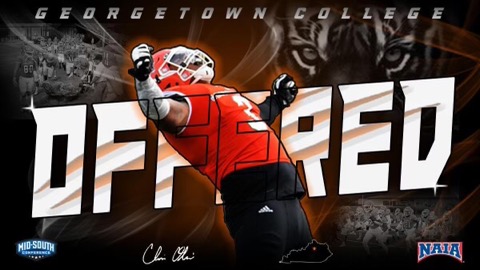 Joshkennebrew's tweet image. I'm excited,  for my official offer from @GtownCollege ! Thank you @CoachThrower2 @GtownCoachO ! I really appreciate you all for showing me the love! Thank you Jesus for making this happen 🙏