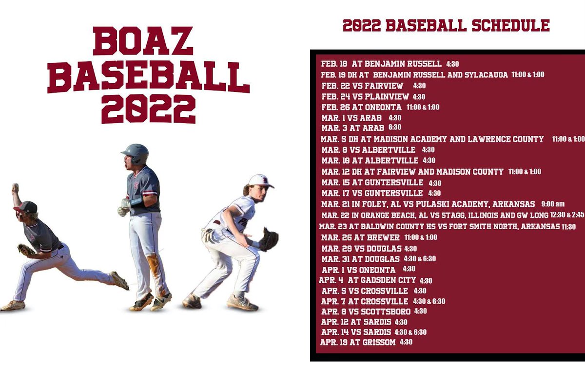 Boaz High Baseball tweet media
