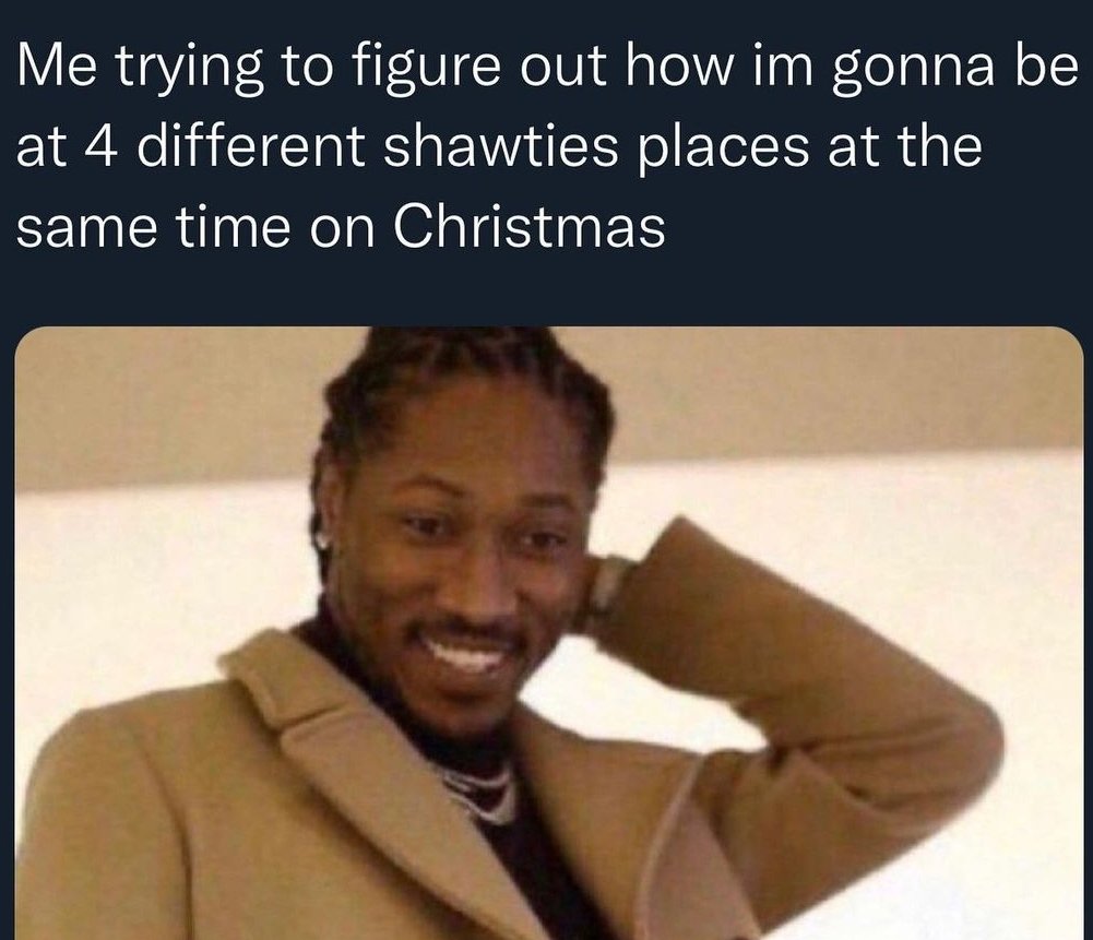 FutureFanClub1's tweet photo. Update*** I made it through Christmas guys thanks for checking on me 😔😤 https://t.co/tubTBh5RYZ