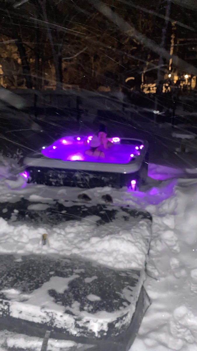 Loving the new hot tub