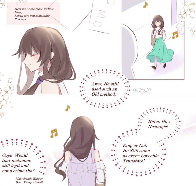 Breath 🌸🐉 ⚠️ (TW - Angst) 

Ah yes Hangst--- Future Content where it setting on Already graduate Nrc-- But Chi ain't Fused soul with The cursed-- Angst-- *Rbd*

Aight adious-

#twistedwonderland  #ツイステ
#twstプラス 