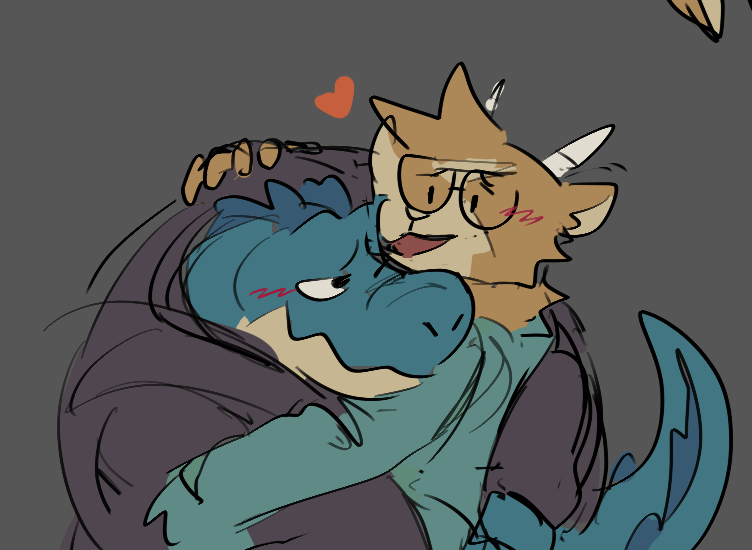 doginacafe's tweet photo. comic will be late this week so here are some loose sketches of the boys! https://t.co/zyy4U6cmrb