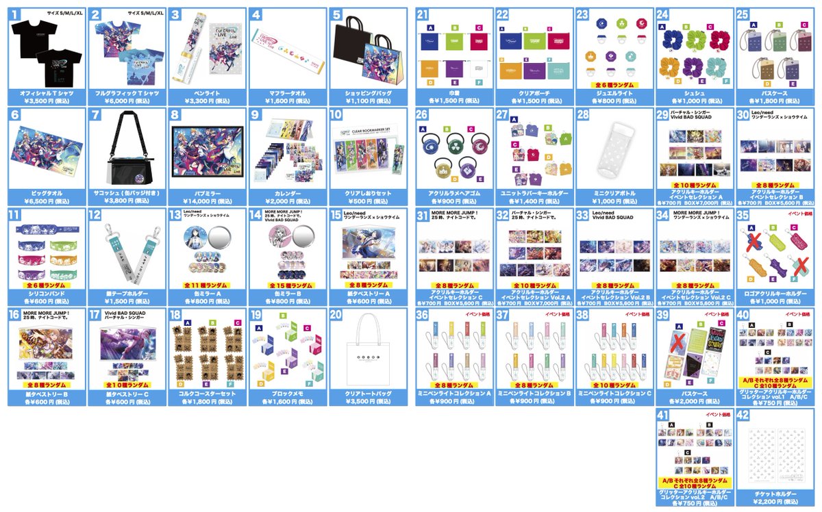 プロジェクトセカイ グッズ 🎤プロジェクトセカイ COLORFUL LIVE 1st - Link - 【グッズ情報