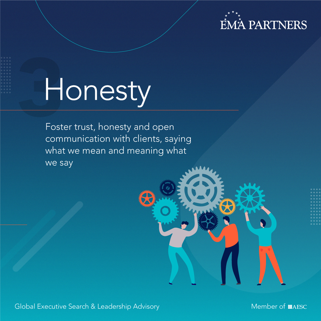 EMAPartners's tweet photo. Why choose EMA Partners?
Foster trust, honesty, and open communication with clients, saying what we mean and meaning what we say.
#emapartners #enduringvalues #honesty https://t.co/VUpGJidiGC