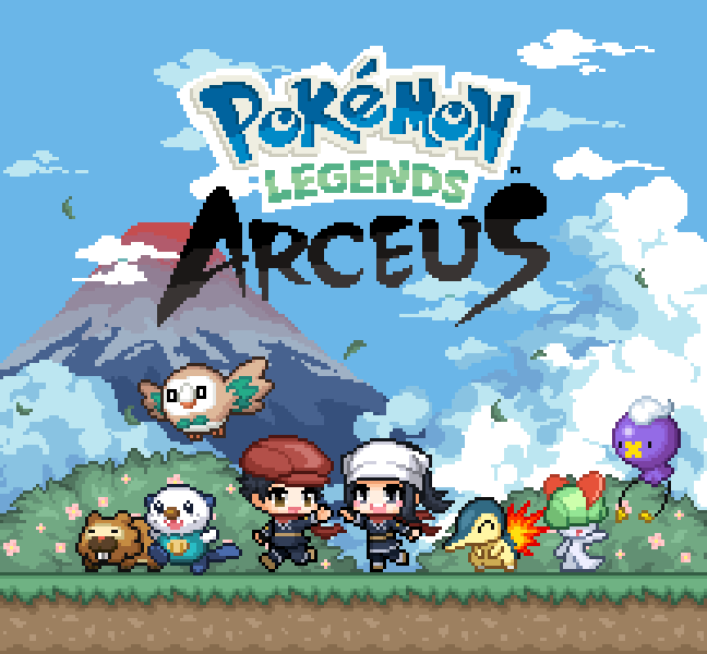 New Update] Pokemon Legend Arceus gba Rom hack 