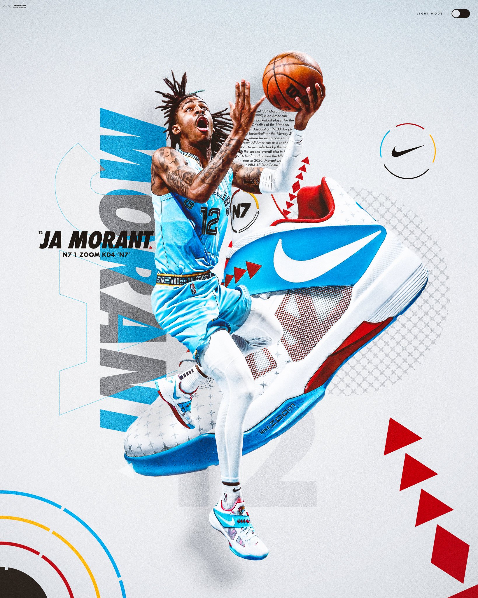 Ja Morant  Wallpaper on Behance