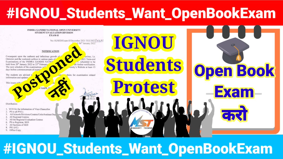IgnoustudUnion's tweet photo. #JusticeForIGNOUStudents https://t.co/y7fCAFl7BE