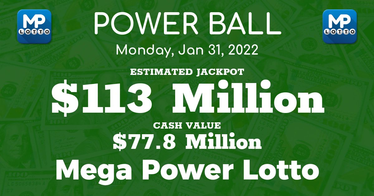 Powerball
Check your #Powerball numbers with @MegaPowerLotto NOW for FREE

https://t.co/vszE4aGrtL

#MegaPowerLotto
#PowerballLottoResults https://t.co/FQLiGjSxNt