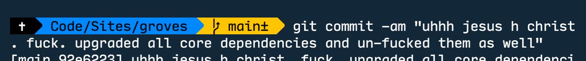 after an 8 or so month break, codebase is manageable enough to start building on again