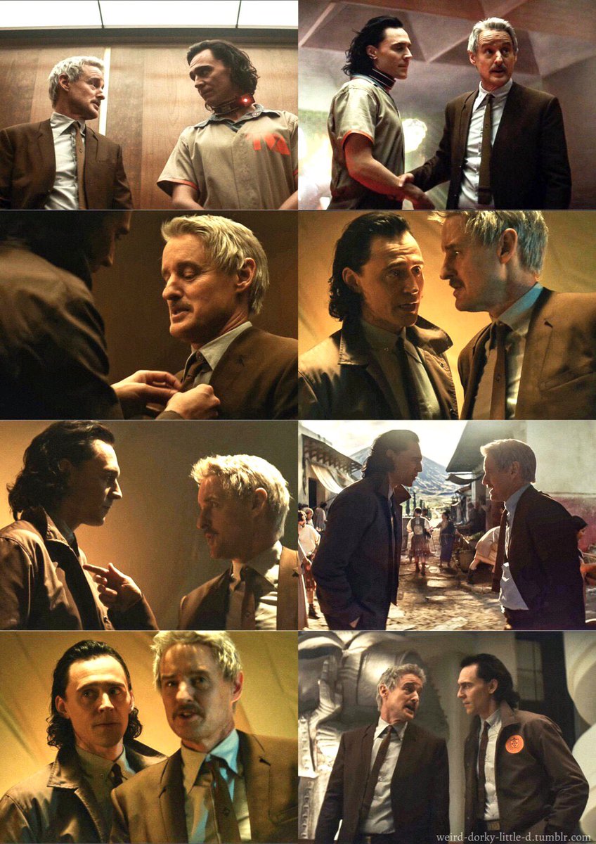 “that relationship with Mobius is completely new. I don’t think Loki’s ever trusted anyone like that, or been emotionally invested quite in anyone in that way.” — Tom Hiddleston on the relationship between Loki and Mobius in a recent interview