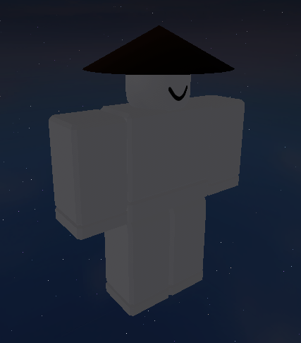 ItsHydr0's tweet photo. Its a cone hat that covers the eyes and is brown but idk how to show many colors if you want to see more please tell, tips would be great #RobloxUGC https://t.co/IxSuchcgkz