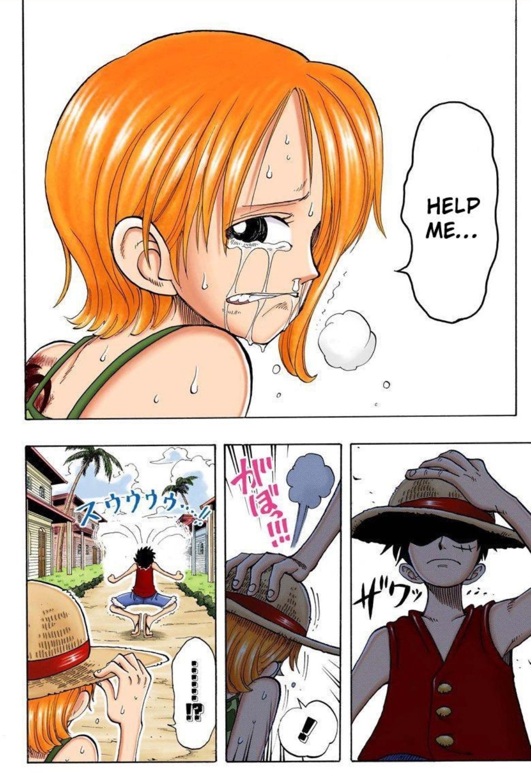 Nami ask Luffy for Help - Walk to Arlong park., [ONE PIECE] Nami asks Luffy  for Help, Walk to Arlong Park., By Animeniac