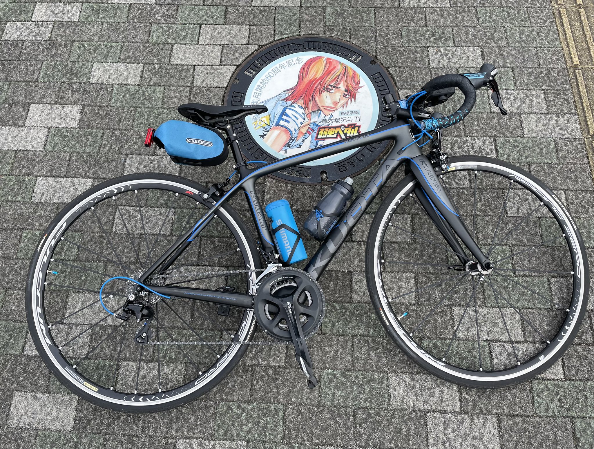 こばと 葦木場くんと 野母崎半島サイクリングロード入口 通学路にこのマンホールがあるここの中学生 土井首中 たちがうらやましいな 弱虫ペダルマンホール T Co Mldfkt98av Twitter