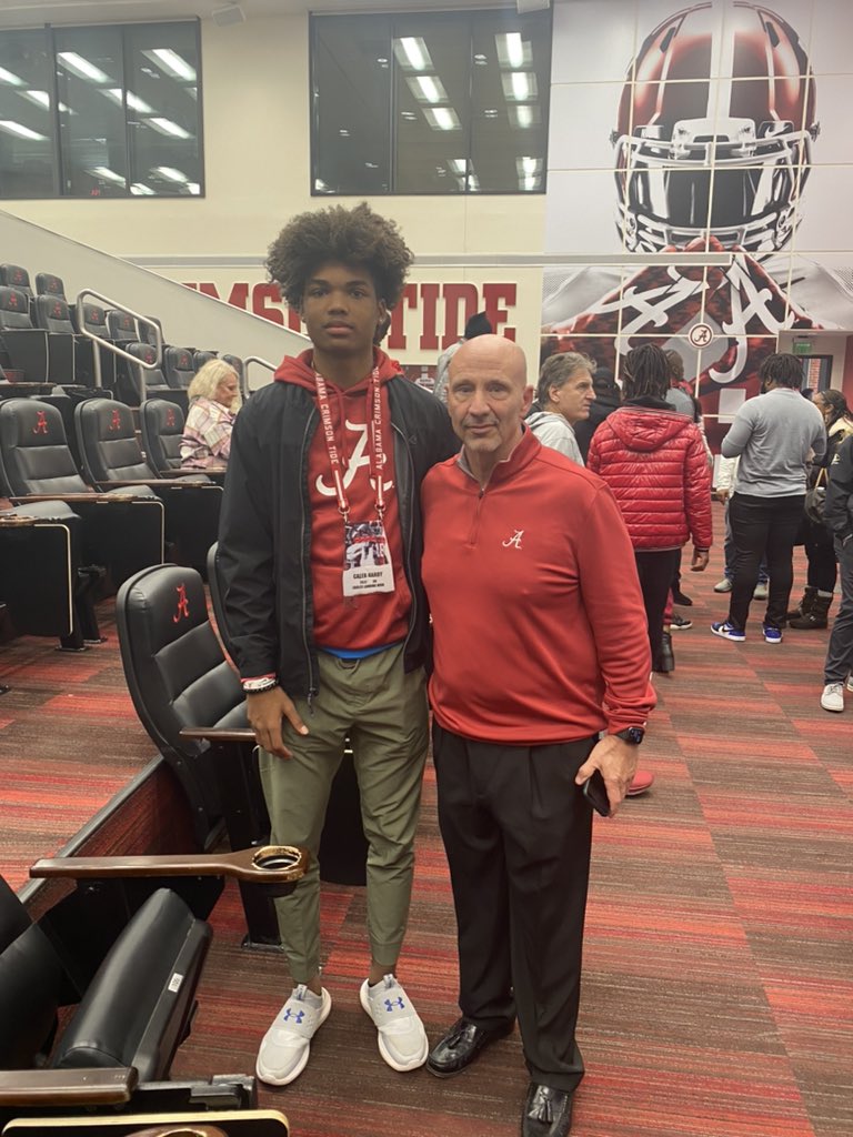 Had a great time at the University Of Alabama! 🐘 #RollTide 
<a href="/Coach_TRob/">Travaris Robinson</a> @CoachKellyUA1