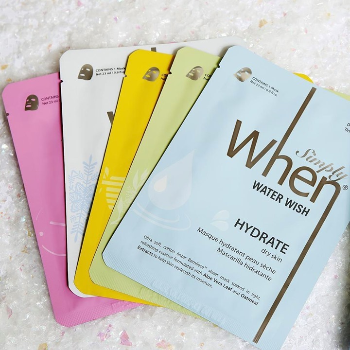 The more, the merrier! Our Simply When Fantastic 5 Limited Edition set provides a mini 'spa-on-the-go' experience with its collection of light and breathable 100% cotton linter Bemliese fabric sheet masks.

#simplywhen #sheetmasks #whenbeauty