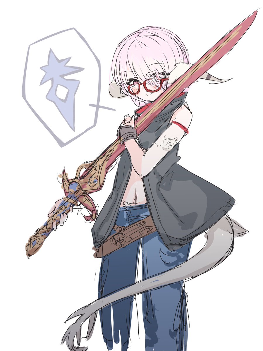 Ff14 最近ff14ちゃんやってる うちのアウラかわいい ちづるのイラスト