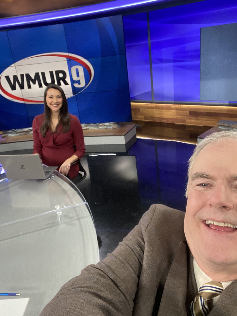 Wrapped up 5.5 hours of continuous storm coverage with <a href="/TomGriffithWMUR/">Tom Griffith</a>! Grateful for our amazing field crews braving the storm and a team of the best meteorologists in the state. Stay safe and warm in the #noreaster2022. Back on <a href="/WMUR9/">WMUR TV</a> with the latest at 11 pm! #NHWx