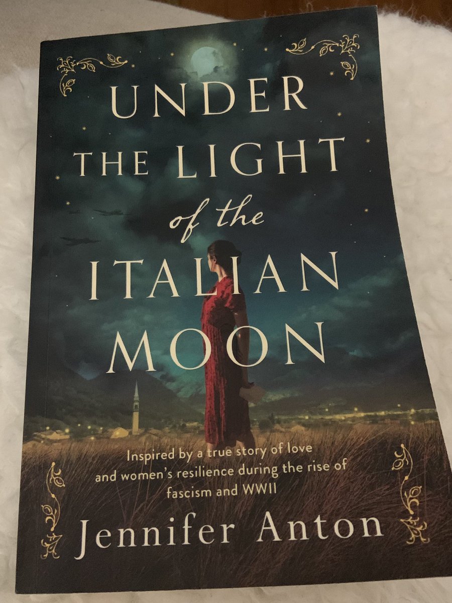 A book a month! My 2022 goal 

A powerful, emotional novel that highlights the strength of women—as mothers, as wives, as daughters—in Italy during WW2. <a href="/boldwomanwrites/">Jennifer Anton Italian-American Writer</a> 🙏