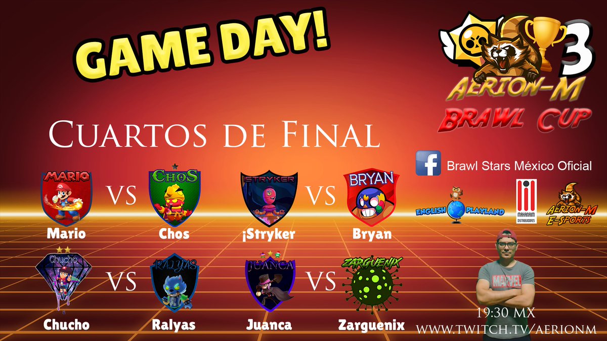 Aerion-M Brawl Cup 3 - Game Day

Cuartos de Final

twitch.tv/aerionm #brawlstars 

English Playland - Manaheim Distribuidores - Aerion-M E-Sports - Brawl Stars México Oficial presentan