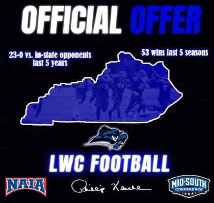 estersii's tweet photo. #AGTG after a great phone call with @CoachAmbroseLWC I am blessed to say I have received my first 🅾️ffer to continue my athletic career at @LWC_Football https://t.co/zkKZH0yB32