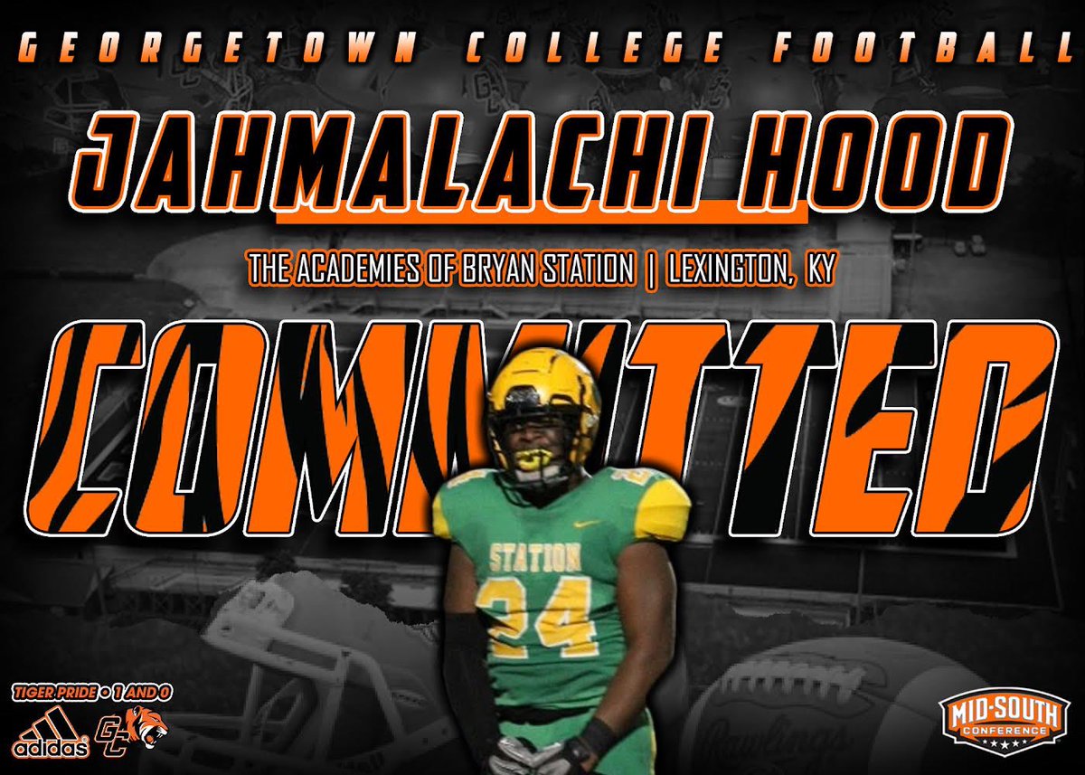 JahmalachiH's tweet image. So blessed to announce that I have committed to @Gtown_Football and will be furthering my academic and athletic future with the Gtown Fam @CoachDamGC @JohnPerin @GtownCoachO @BSHSfootball_ 
#Tigerpride 🐅🧡🖤