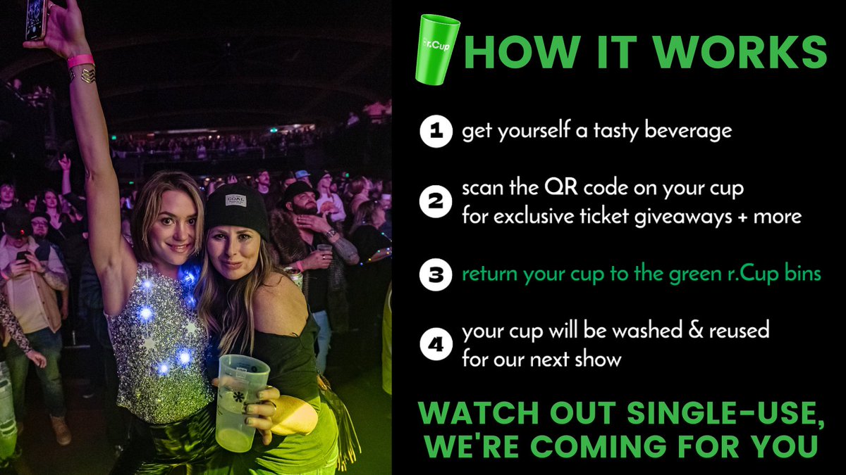 rworldreuse's tweet photo. …Let’s keep our #ReuseRevolution rolling…
@realwashedout | @gothictheatre
@woolimusic | @ogdentheatre
CharlesTheFirst Memorial Benefit | @missionballroom
Watch out single-use, we're coming for you!
@AEGPresentsRM #rcup #WashedOut #Wooli #CharlesTheFirst #ItsOurTurn https://t.co/0YUyD5b6Mw