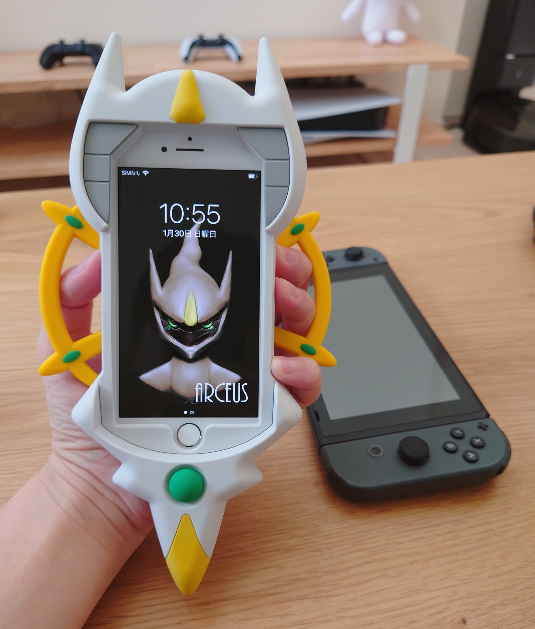 アルセウスフォン風スマホカバー アルセウス スマホケース ポケモン アルセウスフォン風スマホカバー アルセウス スマホケース ポケモン