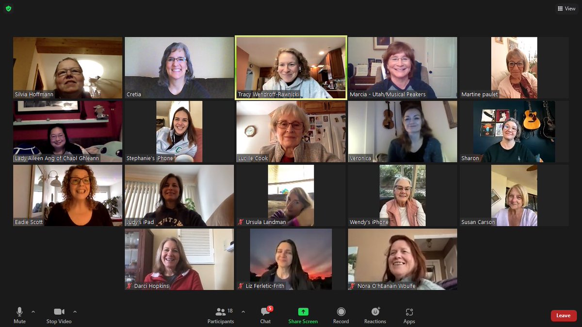 We had a great kick-off zoom social today!  We’re all looking forward to a musically filled 2022 year!@MyPeakChallenge <a href="/TracyRobinWR/">Tracy Robin</a> <a href="/aivlis1202/">Silvia Hoffmann</a> <a href="/mysharona0722/">Sharon Lange</a> @NoraWoulfe <a href="/ulandman/">ursula</a>