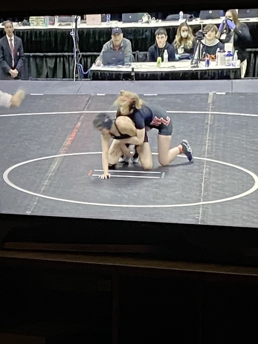 ActivitiesNlhs's tweet photo. In a double overtime match, Hailie Krueger is the 145 WIAA state champion. What an exciting match. Congratulations Hailie!! https://t.co/riCUKWWvfl